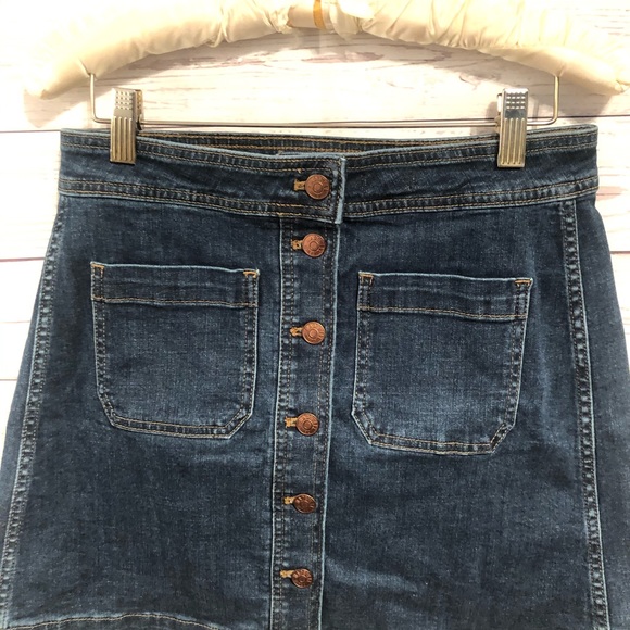 NWT Madewell Denim A-line mini skirt Salisbury - Picture 4 of 5